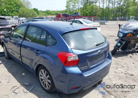 2013 Subaru Impreza 2.0I Premium from USA, damaged, VIN JF1GPAC64DH827190